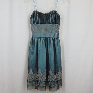 Morgan & Co. Short Sequin Beaded Party Dress Sz. 1/2